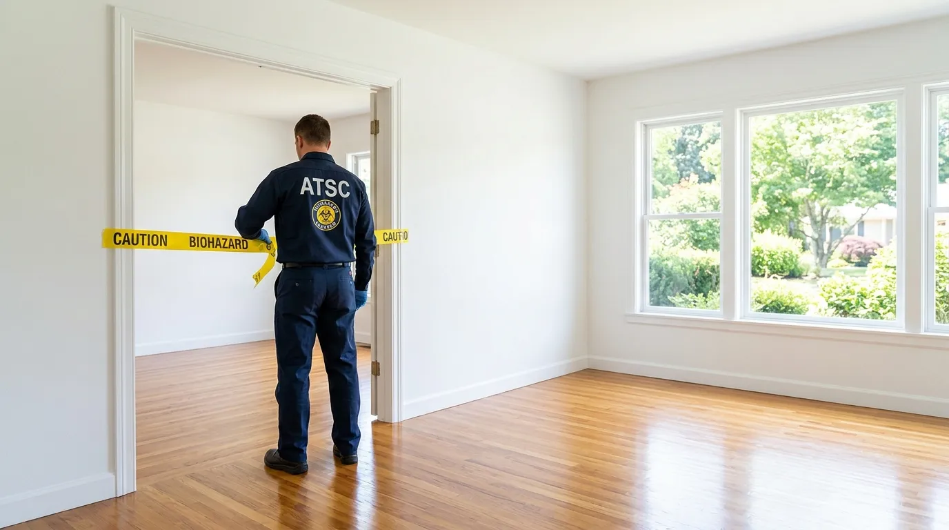 Certified biohazard cleanup crew performing Crime Scene Cleanup in Indianapolis