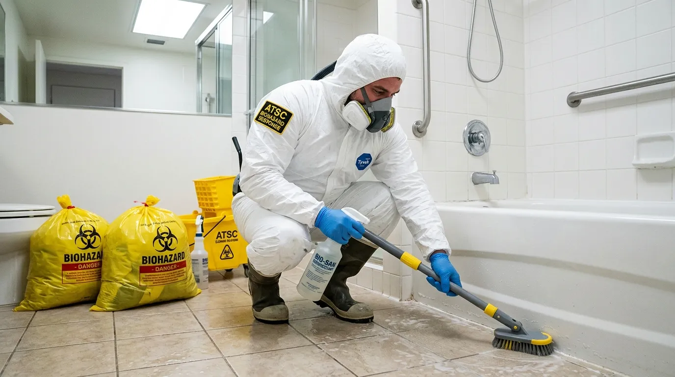 Decontamination equipment deployed for Blood Cleanup in Indianapolis